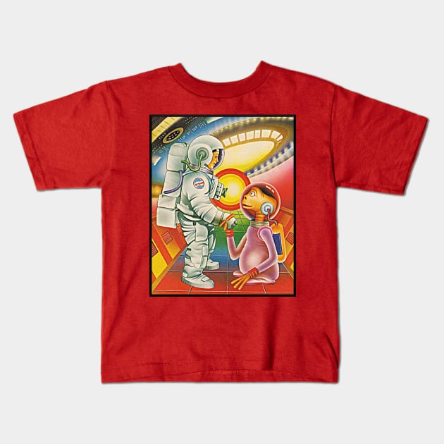 Korean ET Kids T-Shirt by retroworldkorea